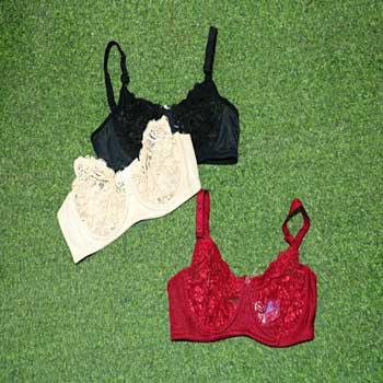 سوتین فنردار عروس بارانه سایز: 75,80,85 | بارانه شاپ