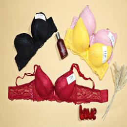 سوتين اسفنجي فنردار بدون جک سايز بندي:80 -85-90-95 | فروشگاه بارانه