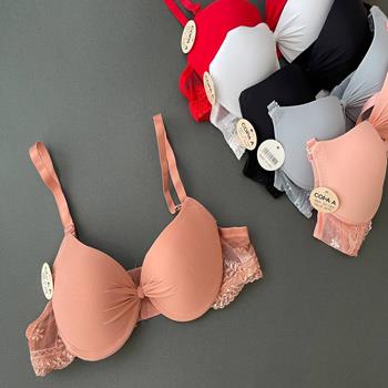 سوتین اسفنجی دخترانه گره ای سایز:۷۵/۸۰/۸۵ - بارانه شاپ