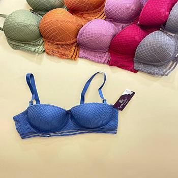 سوتین اسفنجی زنانه گیپوری سایز:۷۵-۸۰-۸۵-۹۰ - فروشگاه بارانه