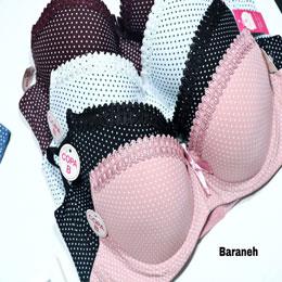 سوتين اسفنجي فنردار بدون جک سايز بندي:80 -85-90-95 | فروشگاه بارانه