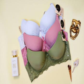 سوتین اسفنجی زنانه بغل گیپور سایز:::80-85-90-95 | فروشگاه بارانه